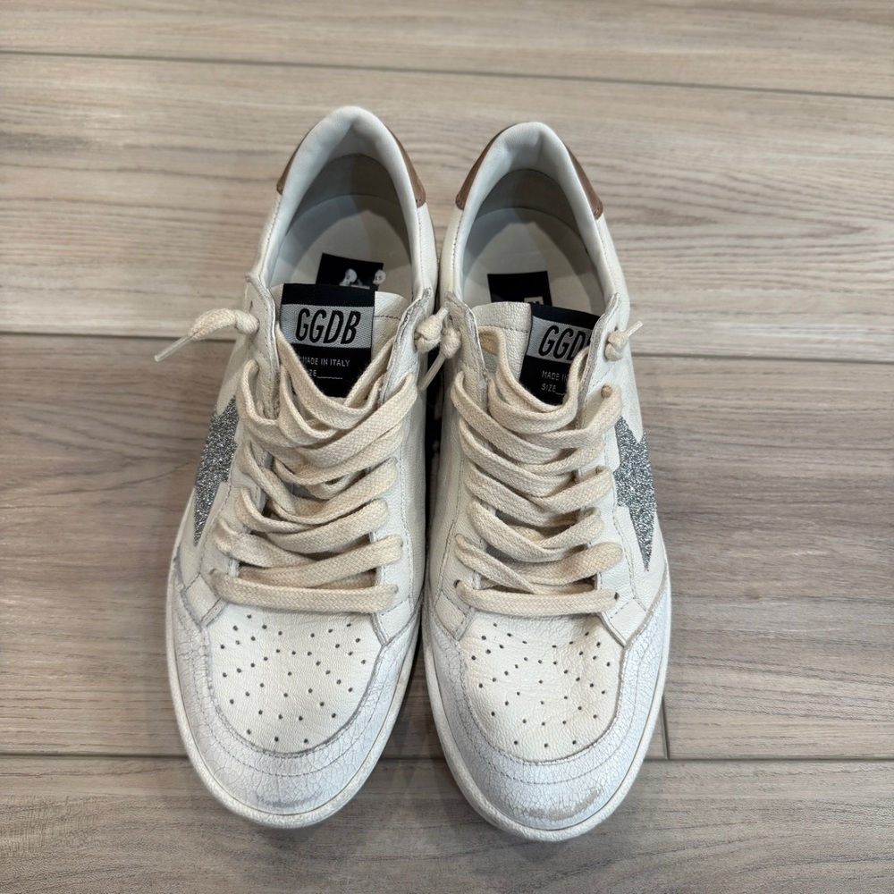 Golden Goose Ball Star White Sneakers
